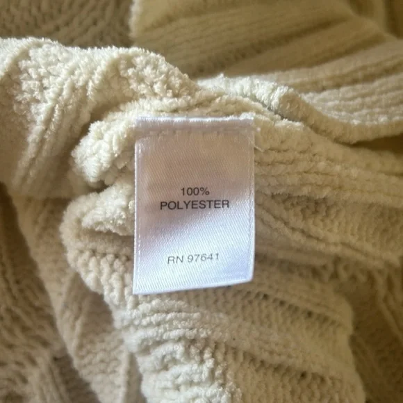 J.Jill Chenille Tunic Cream Sweater Size Petite Medium - Picture 10 of 10